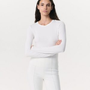 Luca Long Sleeve Tee - White